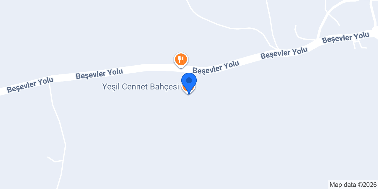Yeşil Cennet Bahçesi konumu