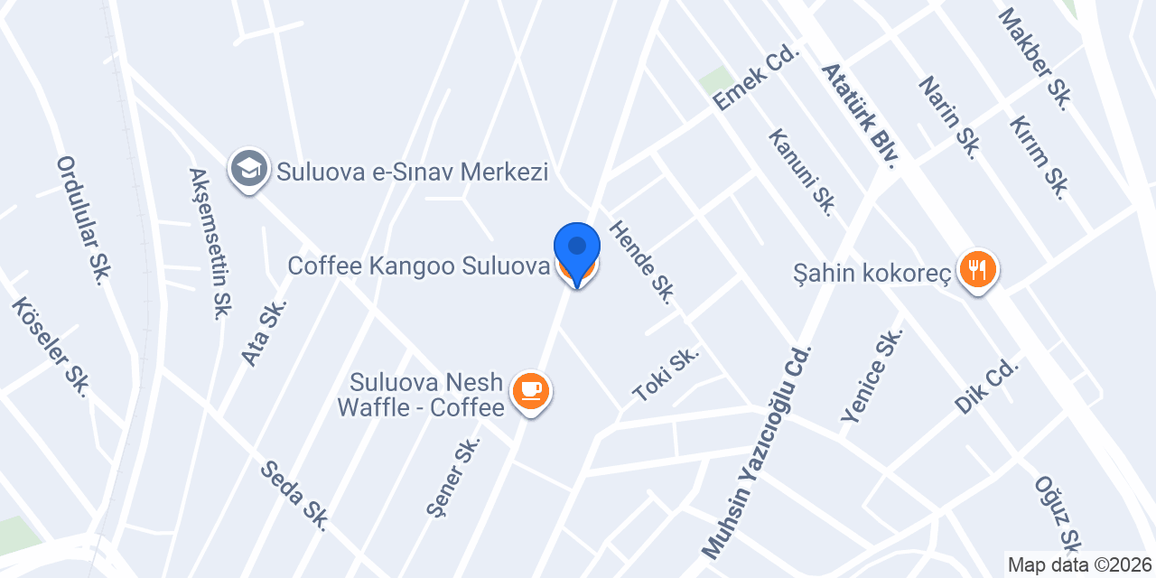 Coffee Kangoo Suluova konumu