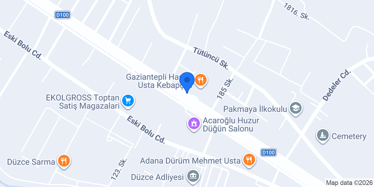 Sarıahmetoğlu Orman Ürünleri konumu