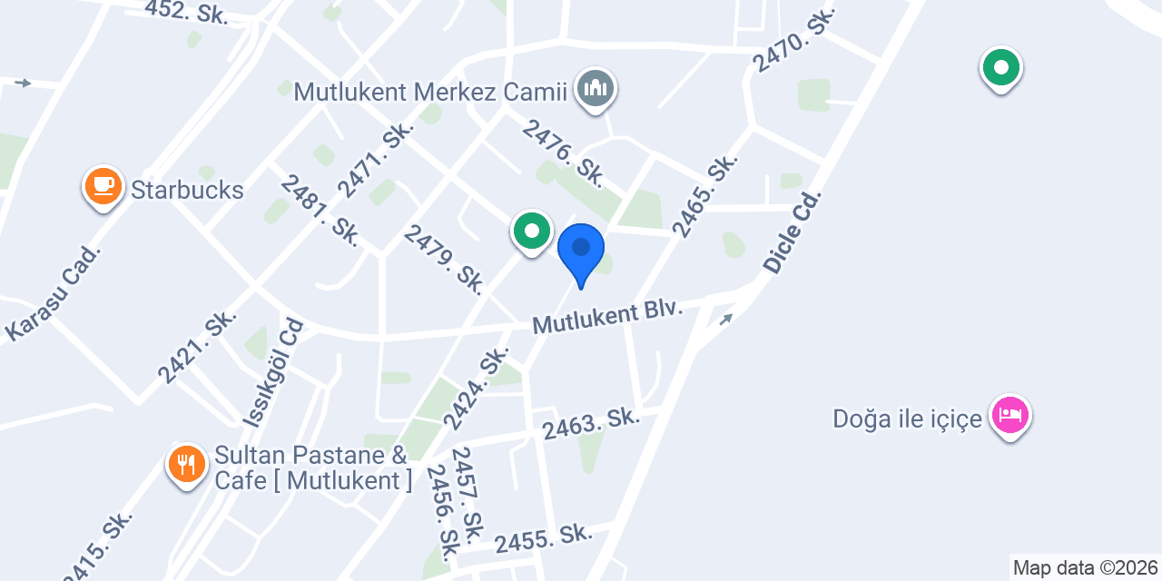 Mutlukent Gebze çilingir konumu