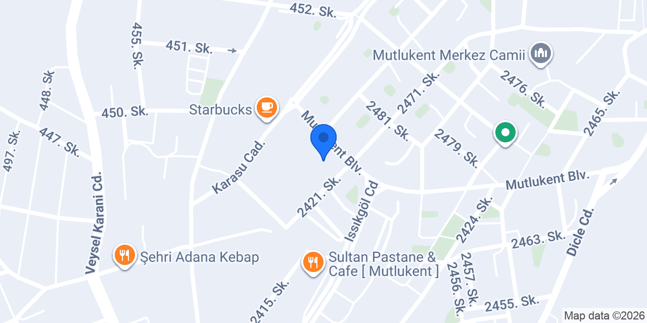 Mustafa Üstündağ Ortaokulu konumu
