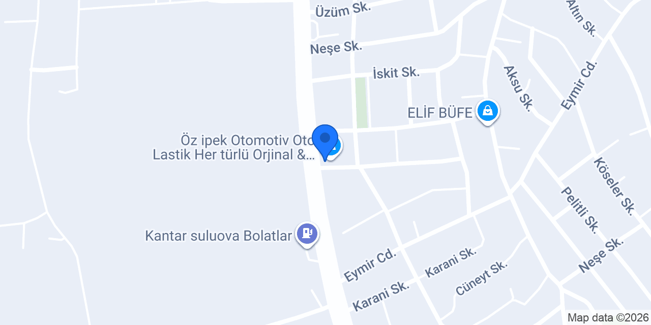 Öz İpek Vinç konumu