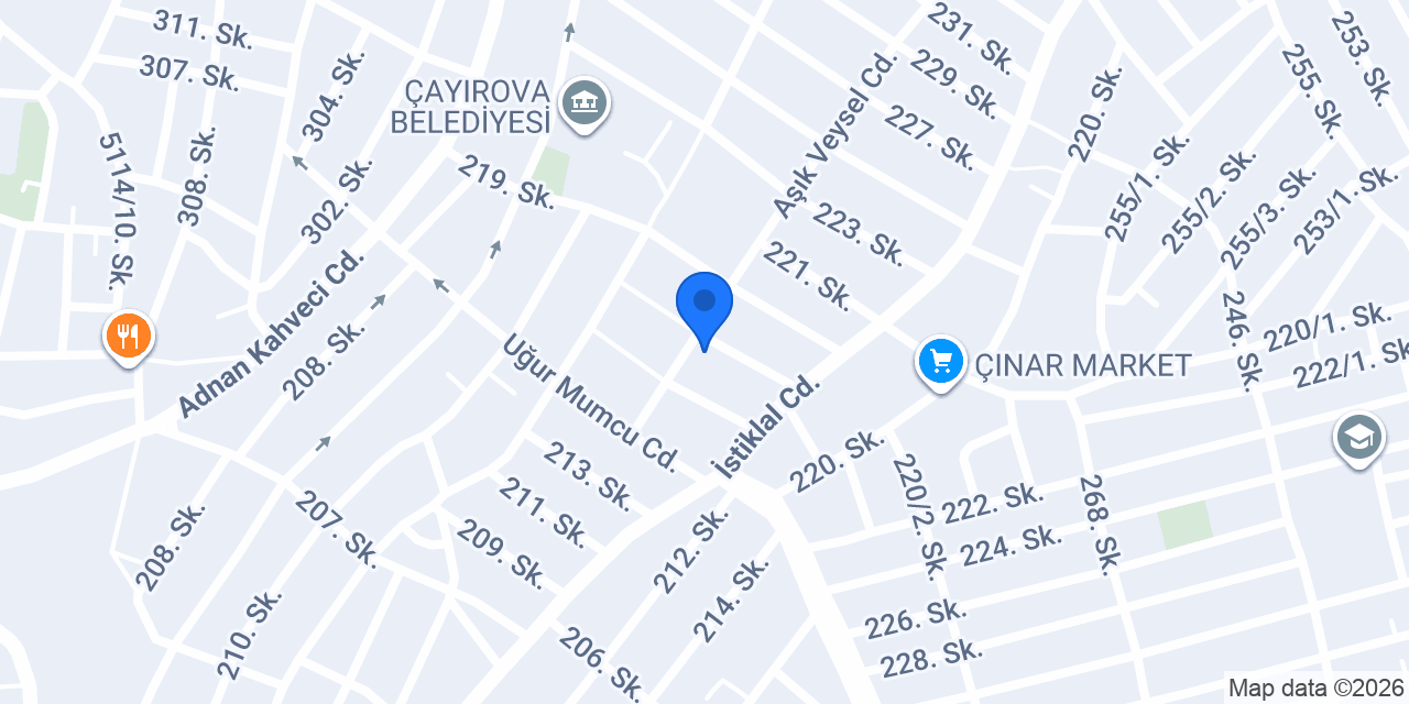 Doğanlar kulp ve kapı kolu hırdavat konumu