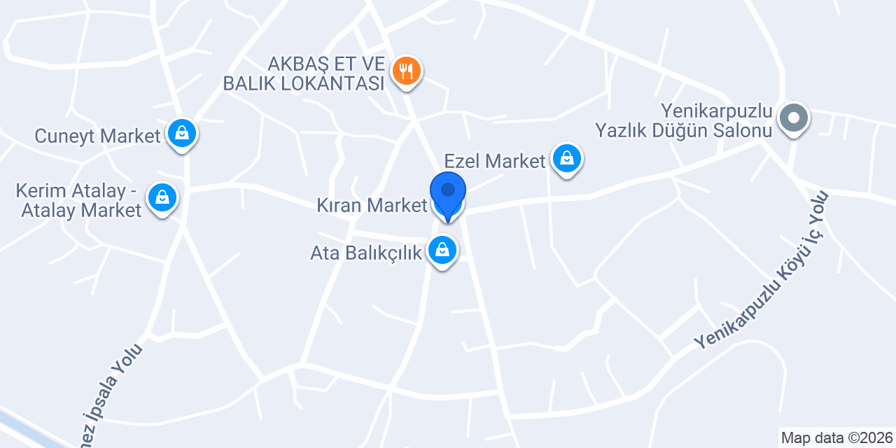 Kıran Market konumu