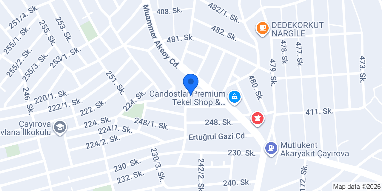 Ekb Kurtgözler Tekstil konumu