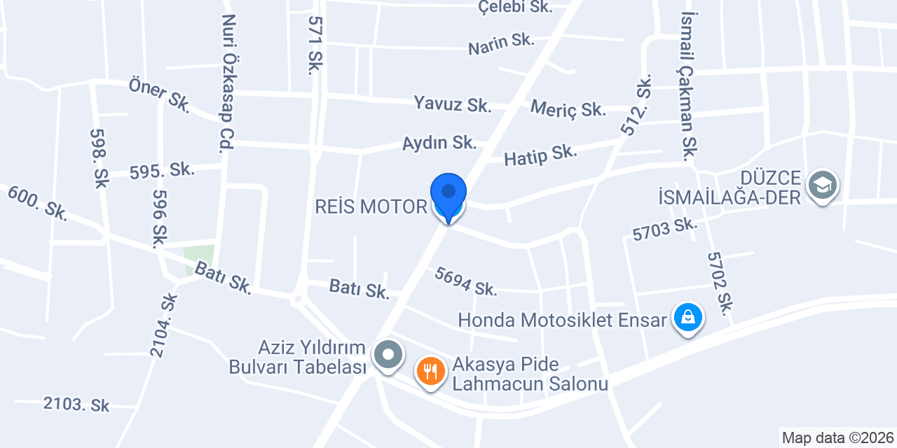 REİS MOTOR konumu