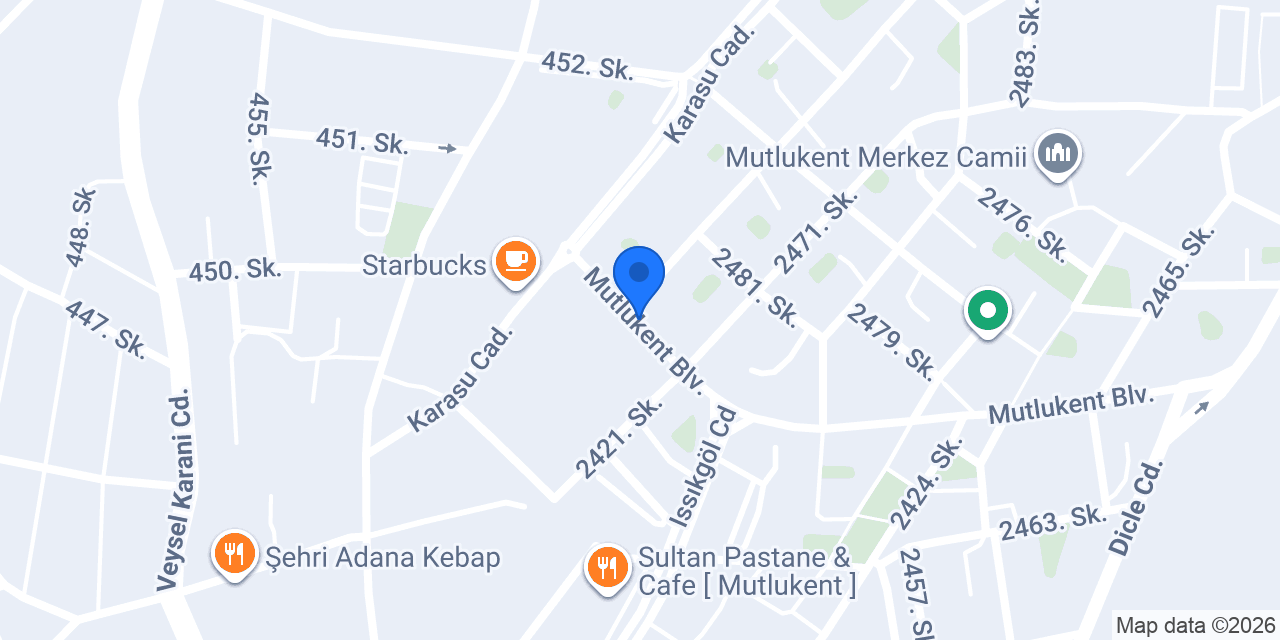 Salon Yahya Bayan Kuaförü Mutlukent konumu