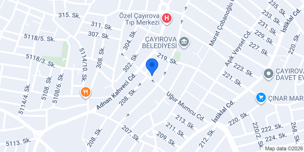Cihan Mobilya konumu