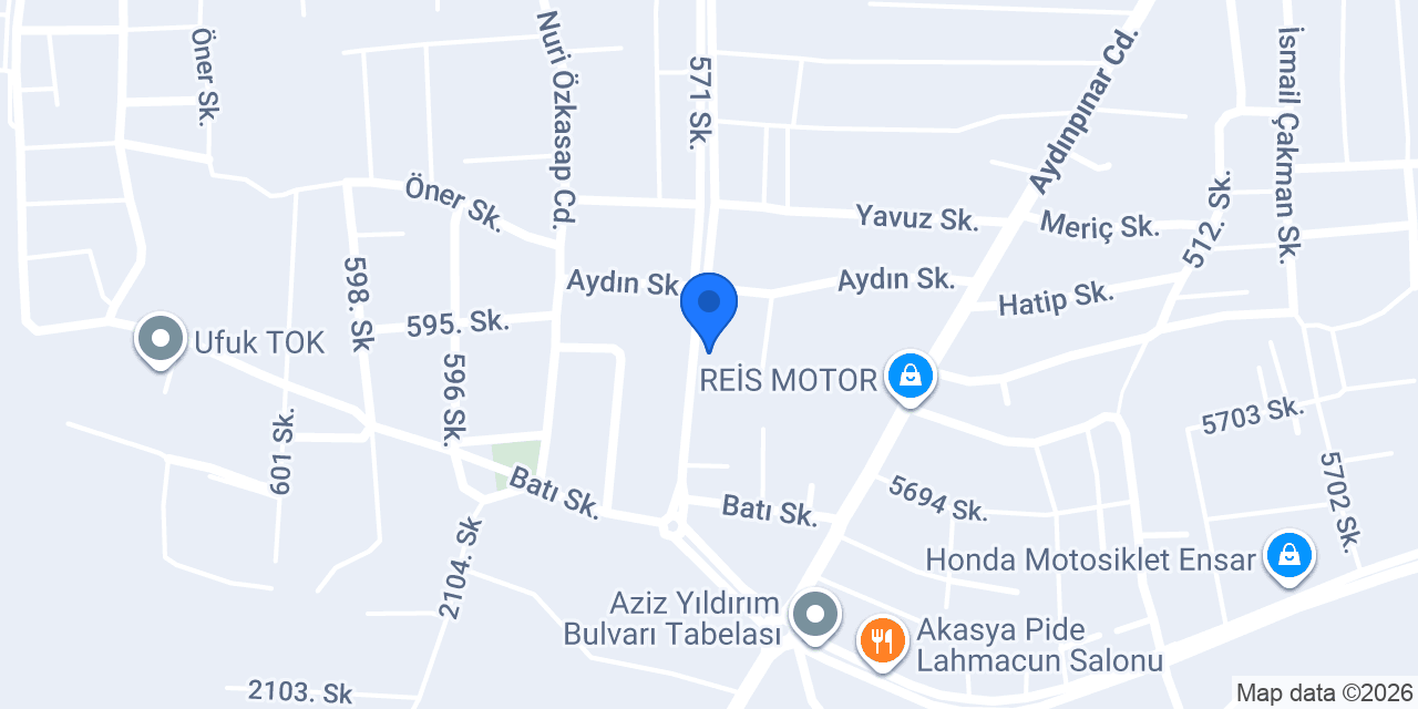 Vente Motor konumu