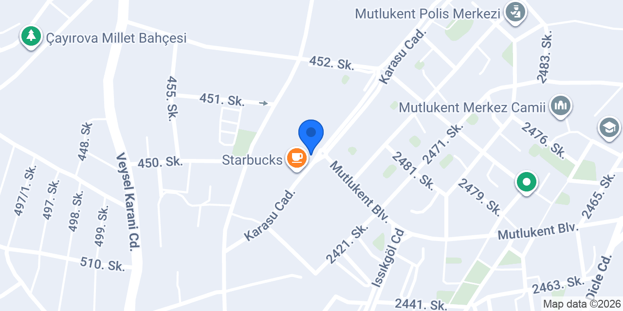 Chocolabs Mutlukent konumu