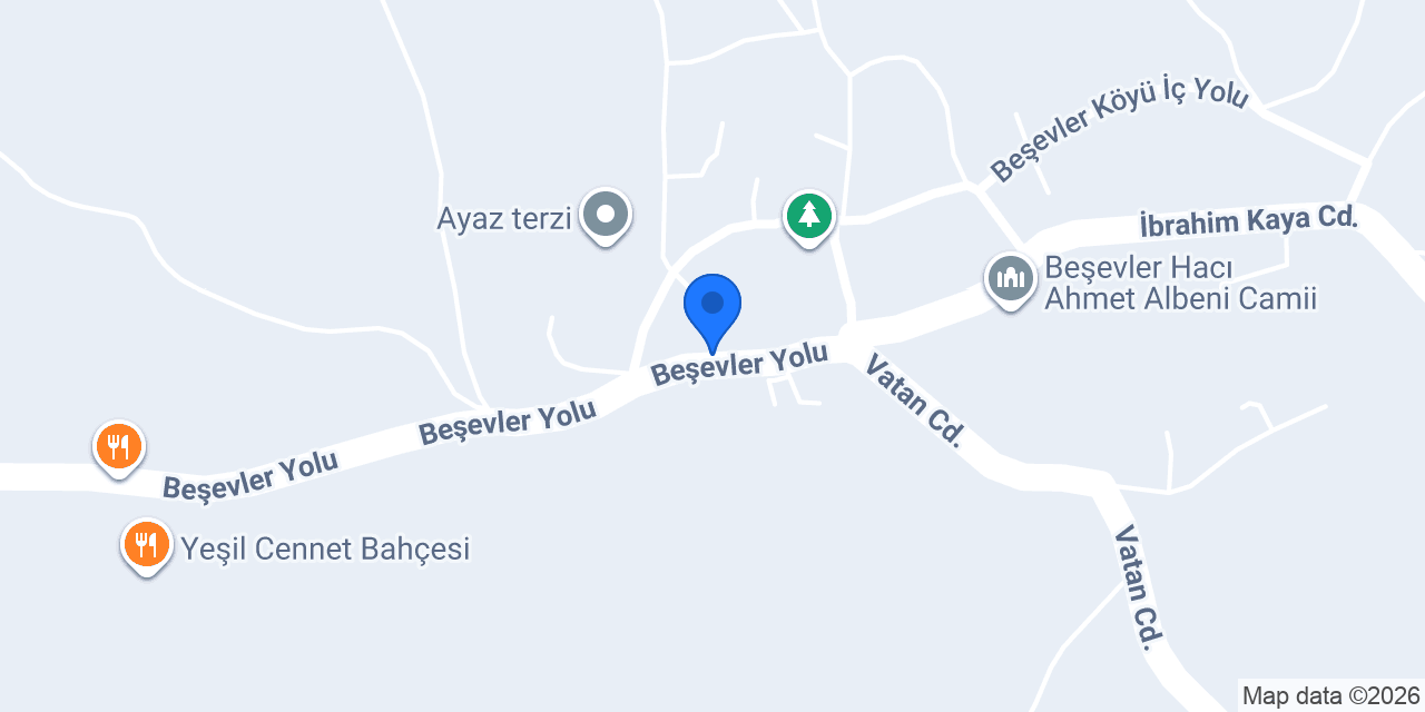 Beşevler muhtarlığı konumu
