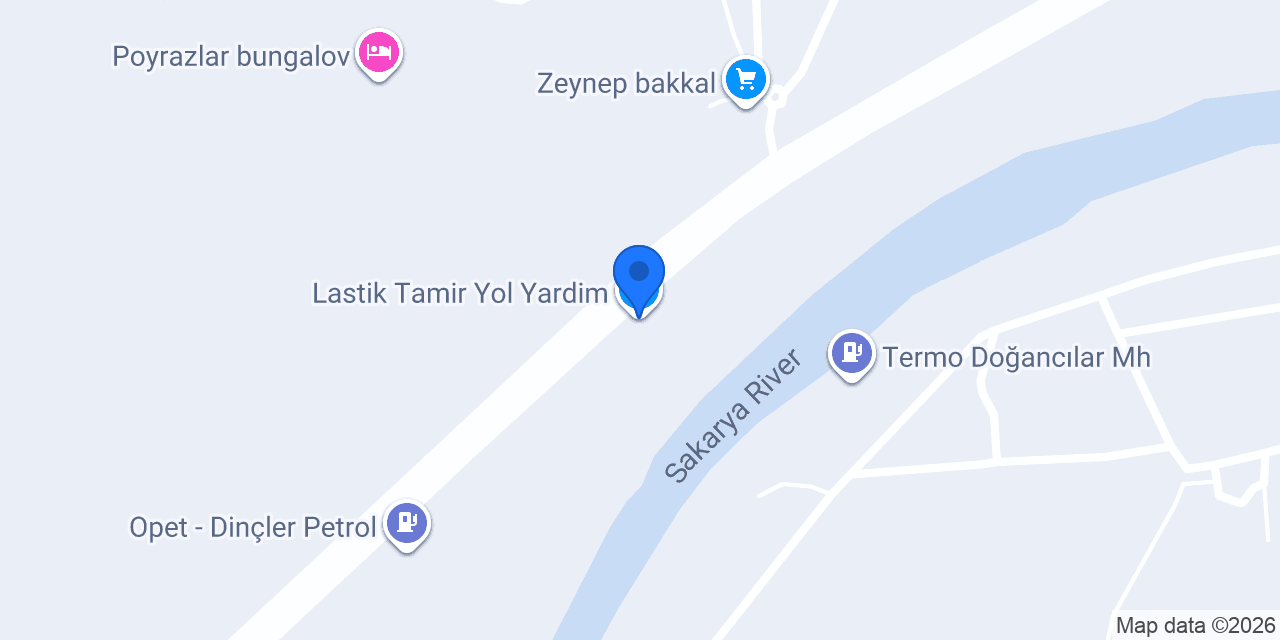Lastik Tamir Yol Yardim konumu