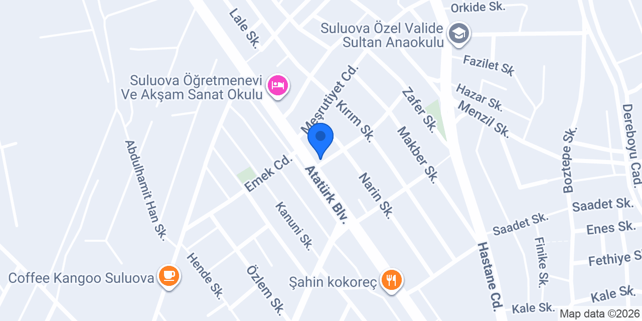 DSİ Yedikır Barajı konumu