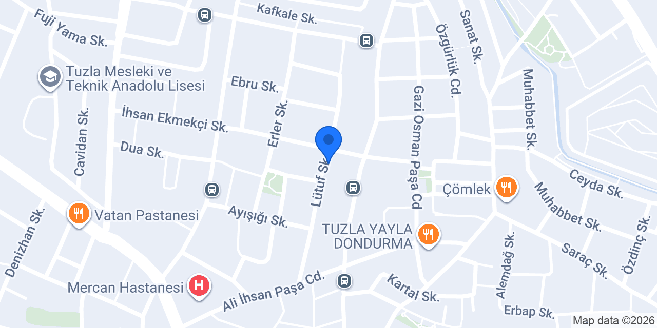 Tuzla Elektrik Tamircisi konumu