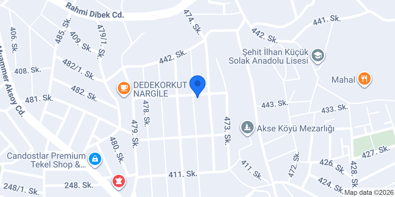 MAD REKLAM ETİKET konumu