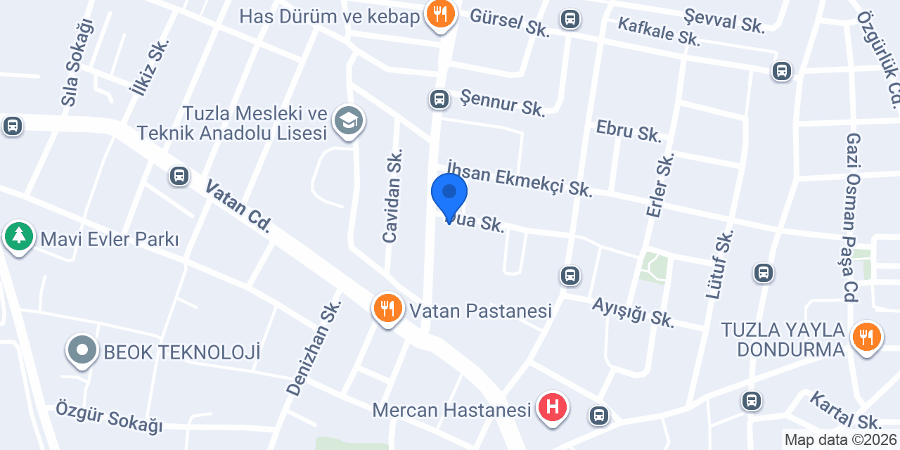 Tomurcuk Cafe konumu