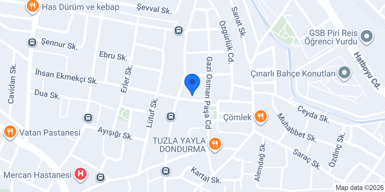 Tip tuzla konumu