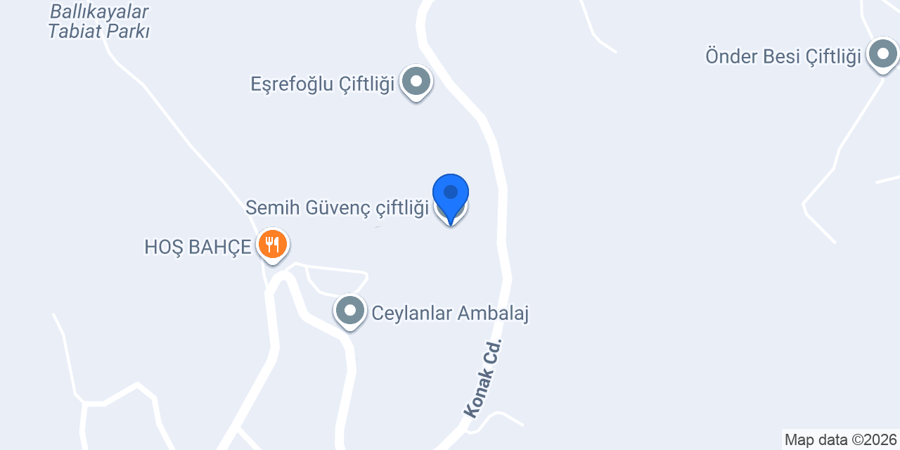 Semih Güvenç çiftliği konumu