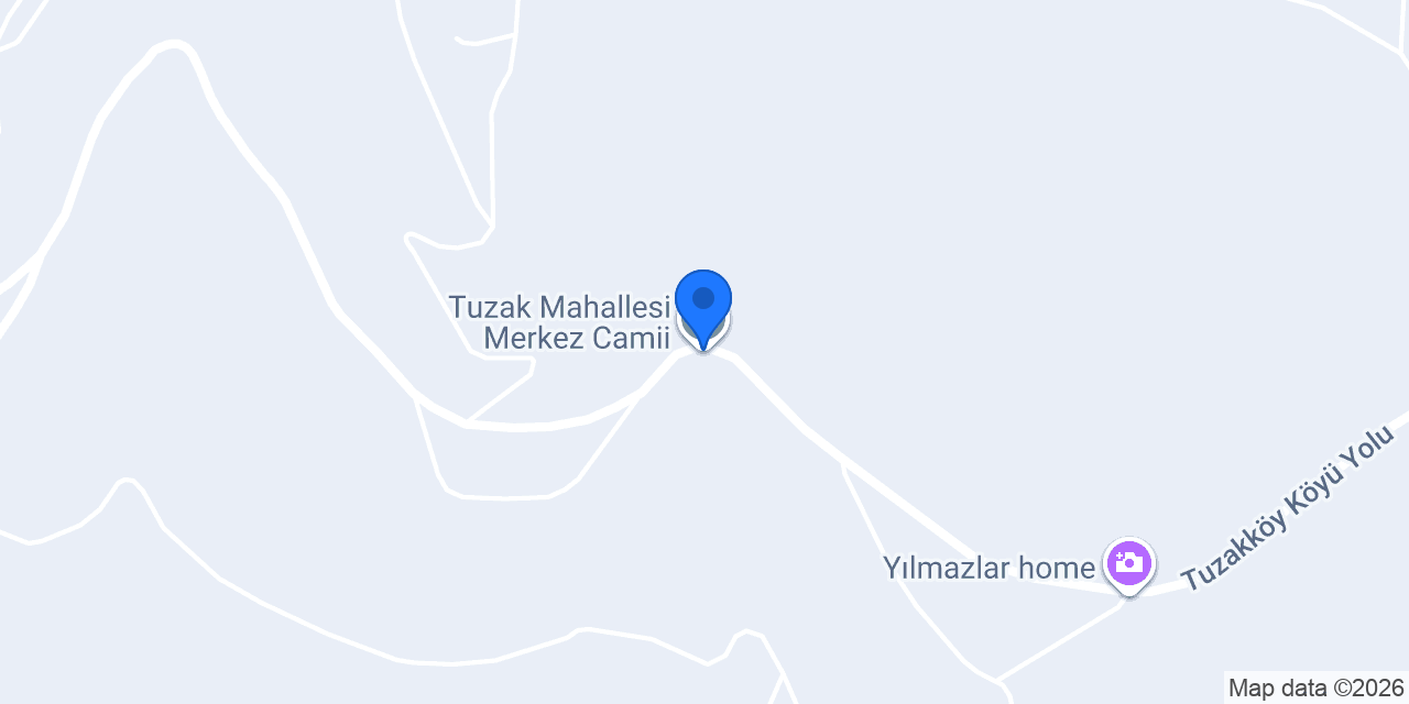 Tuzak Mahallesi Merkez Camii konumu