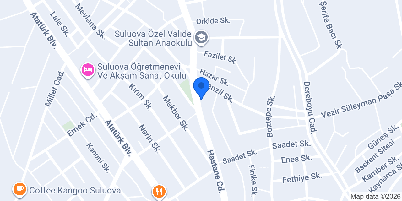SUDE YAPI konumu