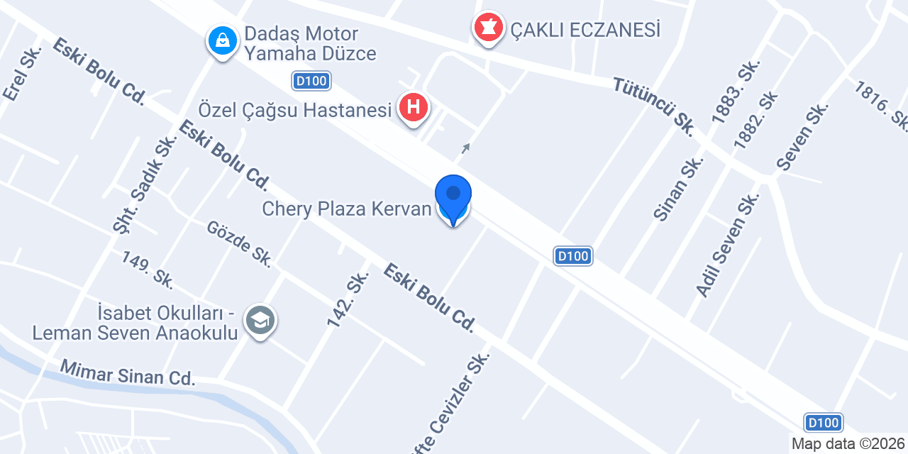 Chery Plaza Kervan konumu