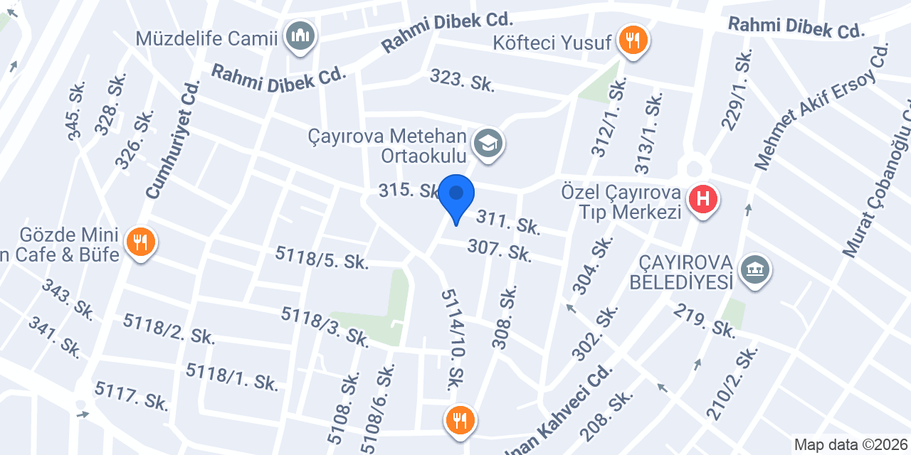 Yusuf Elektrik konumu