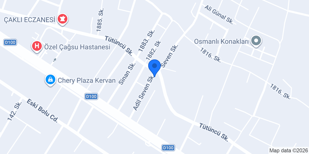 Pakmaya Anaokulu konumu