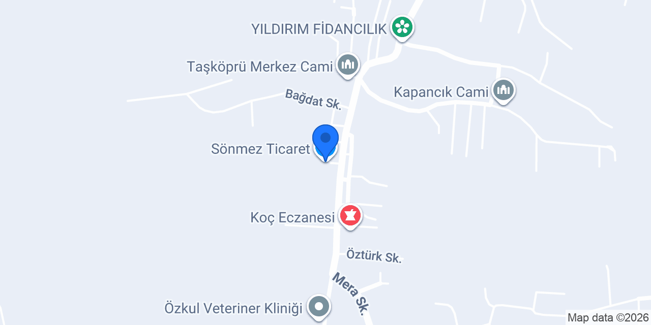 Sönmez Ticaret konumu