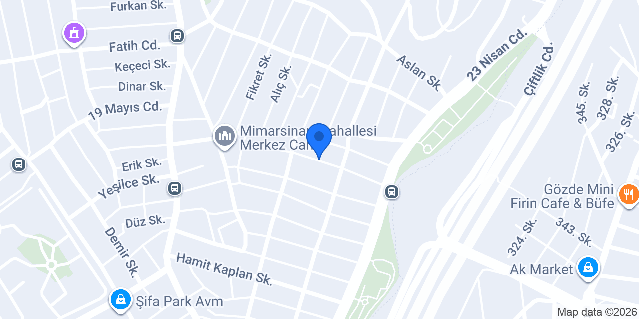 Mimarsinan Elektrikçi konumu