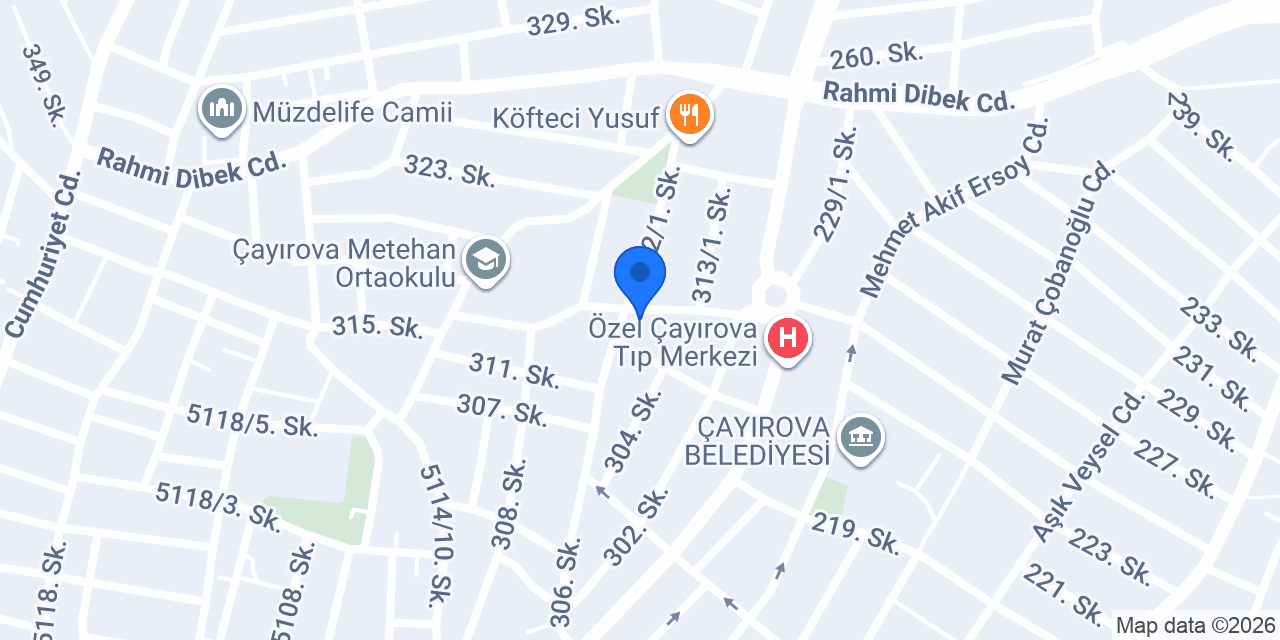 SAFİR AUTO konumu