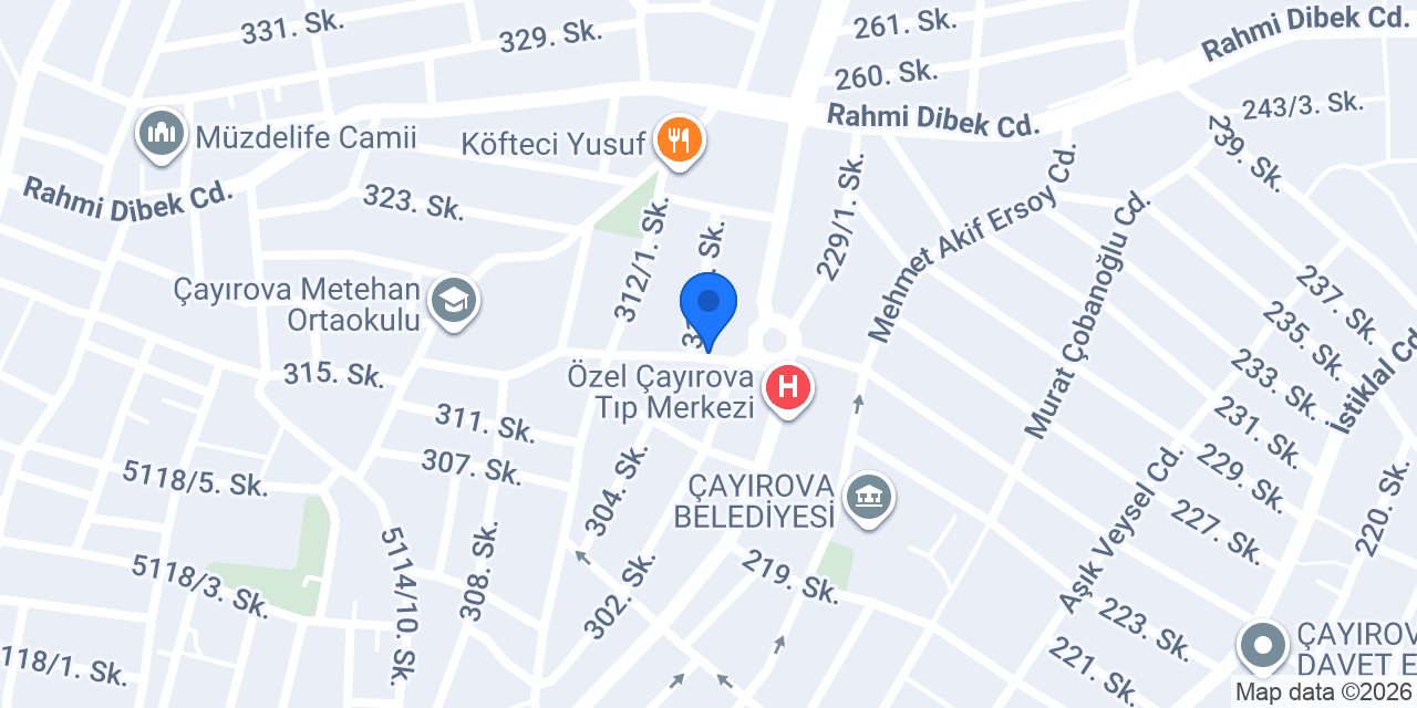 DMR Çayırova konumu