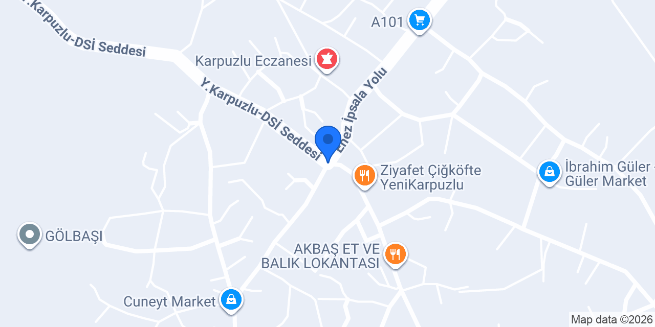 Meydan lokantası Yenikarpuzlu konumu