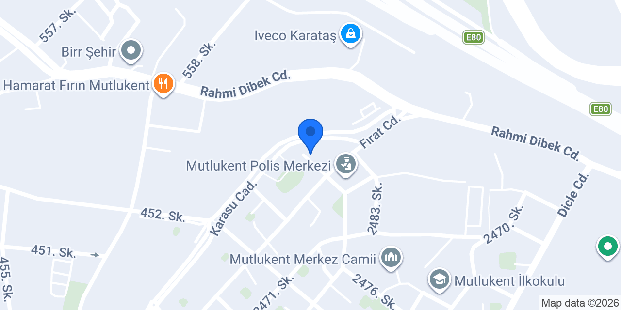 Mutlukent su saka su konumu