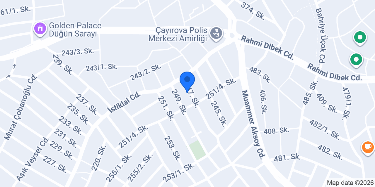 Ayazlar Mobilya ve İnşaat konumu