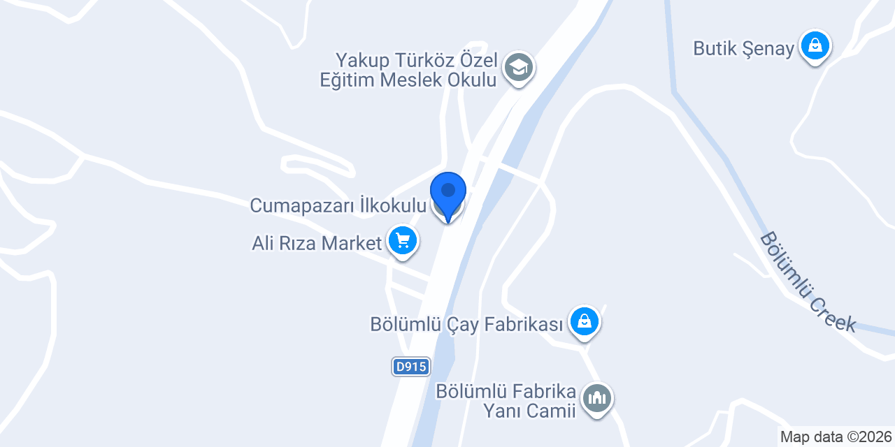 Cumapazarı İlkokulu konumu
