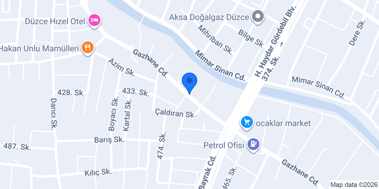 Aksuoğlu Fındık konumu