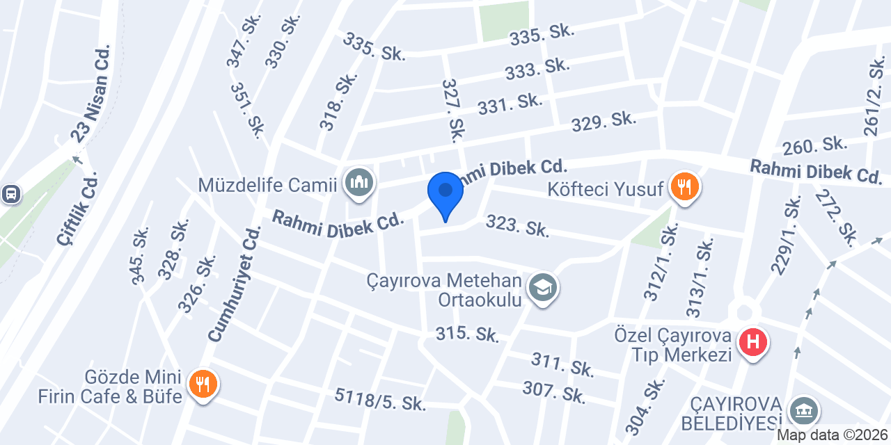 ALPEREN OTO LASTİK konumu