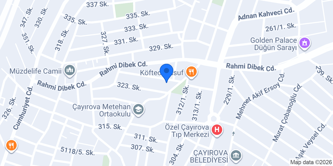 Mini Kepçe Çayırova konumu