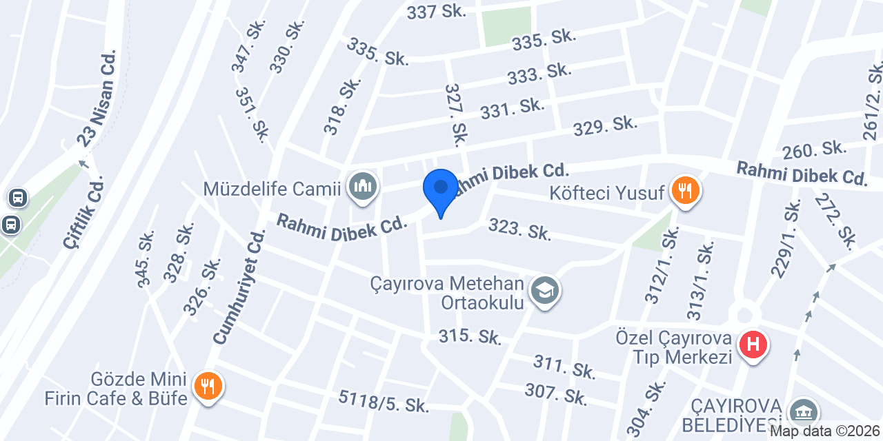 Esinti Dizayn konumu