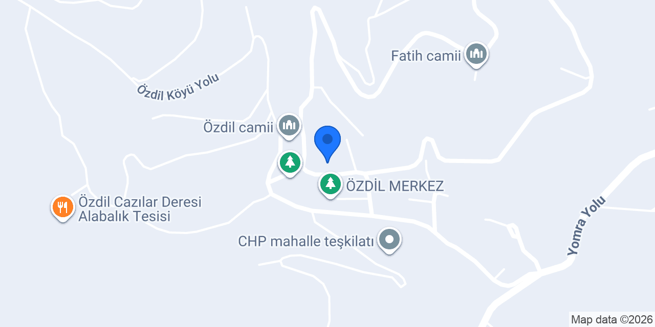 Özdil Çok Programlı Anadolu Lisesi konumu