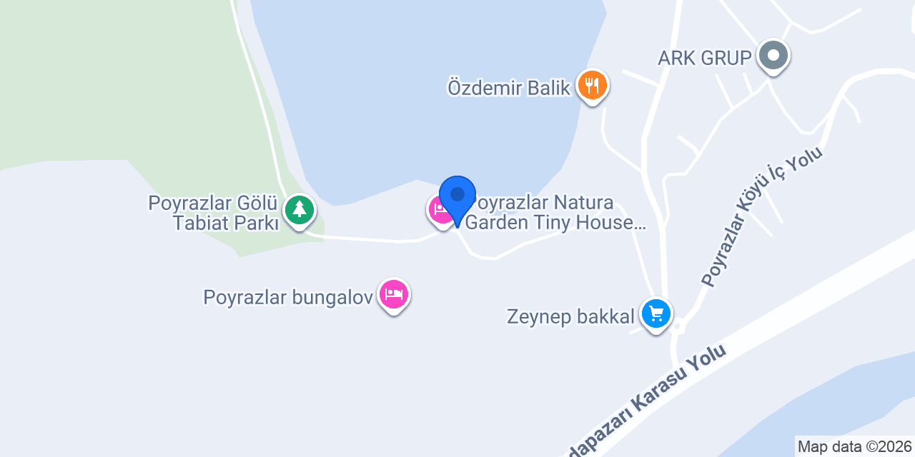 Poyrazlar zenginler tiny house konumu