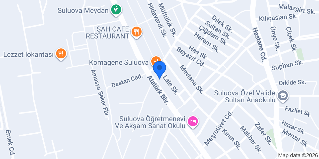 Meşhur Burma Kadayıf Künefe konumu