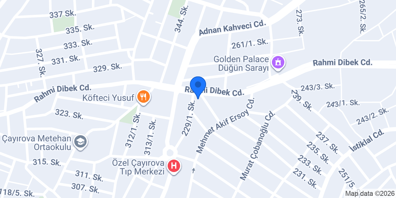 Ankara börekçisi konumu