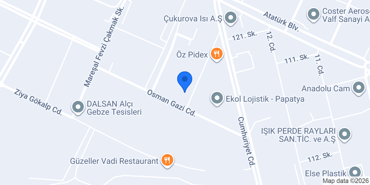 ARKON ÇELİK SANAYİ VE TİCARET LTD. ŞTİ konumu