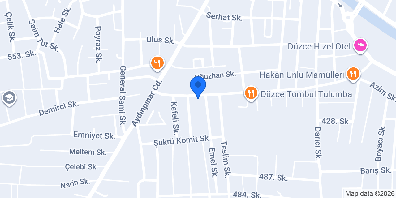 Hekimoğlu Eczanesi konumu