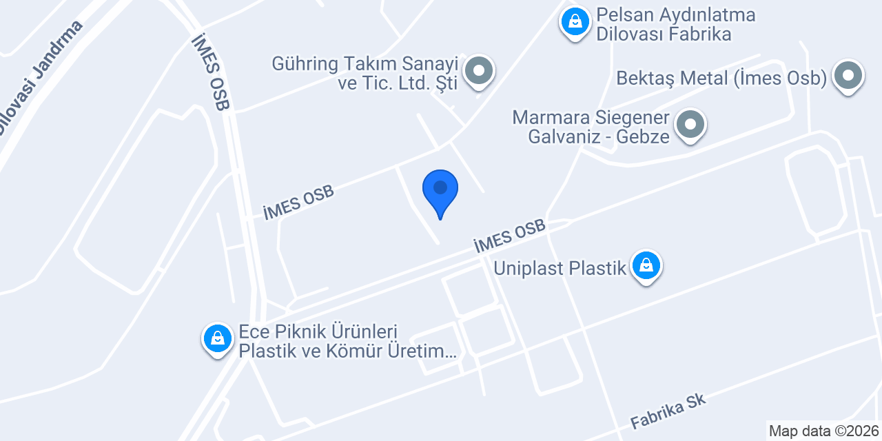 Seta Depolama Üretim konumu