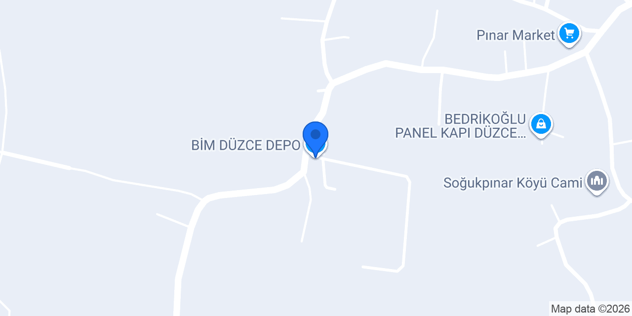 BİM DÜZCE DEPO konumu