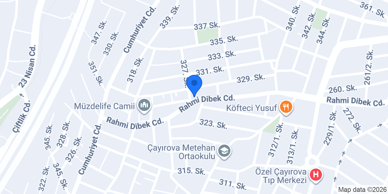 Çaldaroğlu Ticaret Showroom konumu