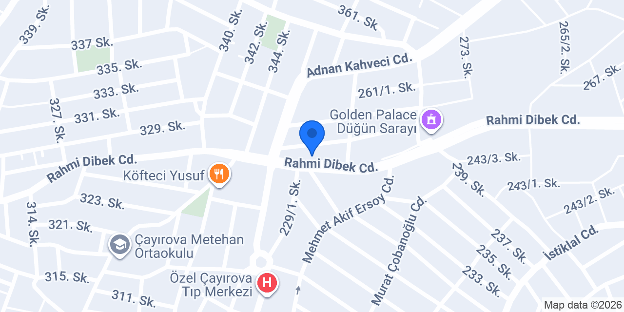 Lotus Davet Salonu konumu