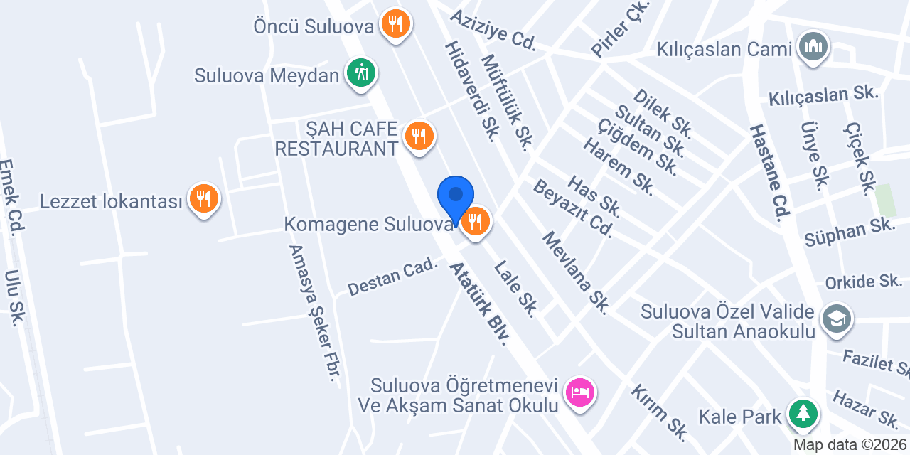 Şeker Kitabevi konumu